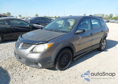 2003 Pontiac Vibe z USA, uszkodzony, nr VIN 5Y2SL62833Z416744